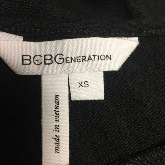 BCBGeneration black semi sheer XS top would fit up - Picture 5 of 8